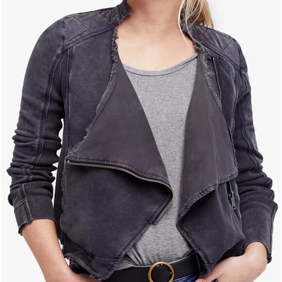 ⚜️Free People Moto Jacket - Picture 1 of 4